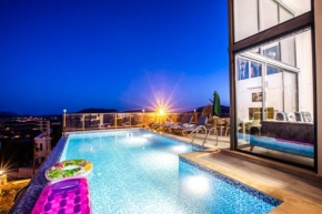 Outstanding Villa with Sauna Private Pool Mountain and Sea View Ideal for Relaxing and Fun in Kas